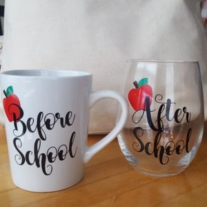 Mug and glass duo